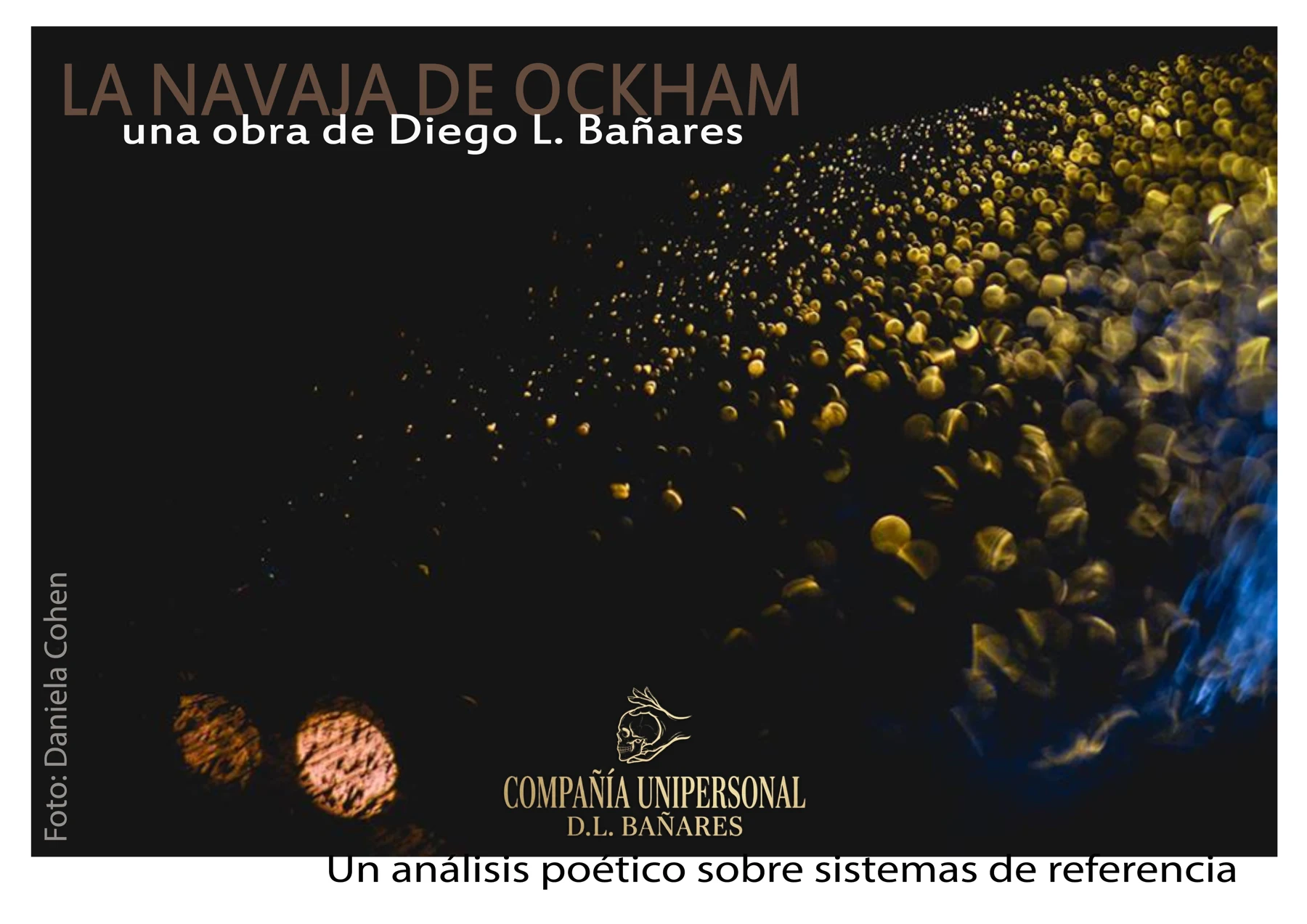 Afiche de La navaja de Ockham, una obra de Diego L. Bañares